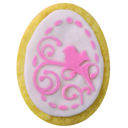 Set ustensile decorative biscuiti pentru Paste  Dr.Oetker 1879, 5 piese, 4 decoratii, 1 matrita, Otel inoxidabil, Argint