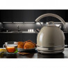 Електрическа кана/чайник Ariete VINTAGE 2877/03, 2000W, 1.7 л, Стоманен корпус, Студена повърхност, 360 основа, Бежов