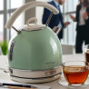 Ariete VINTAGE 2877/04 Electric Kettle, 2000W, 1.7 L, Stainless Steel Body, Cool-Touch Surface, 360° Base, Green