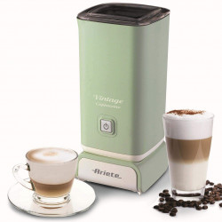 Spumator de lapte Ariete VINTAGE 2878/04, 500W, 0.25 L, Spuma calda si rece, Verde