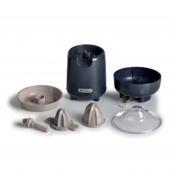 Πρέσα εσπεριδοειδών Ariete BREAKFAST 0417/00, 40W, Προστατευτικό κάλυμμα, 2 αφαιρούμενοι κώνοι, Στόμιο ανοίγματος και κλεισίματος, Σκούρο γκρι