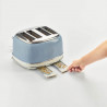 Ariete VINTAGE 0156/05 Toaster, 1600W, 4-slice, 3 functions, 6 settings, Removable crumb tray, Blue