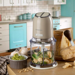 Κόφτης Ariete VINTAGE 0438/03, 400W, 600 ml, 2 ταχύτητες, Ανοξείδωτο, Διαβαθμισμένο κύπελλο, Μπεζ