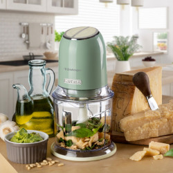Κόφτης Ariete VINTAGE 0438/04, 400W, 600 ml, 2 ταχύτητες, Ανοξείδωτο, Διαβαθμισμένο κύπελλο, Πράσινο