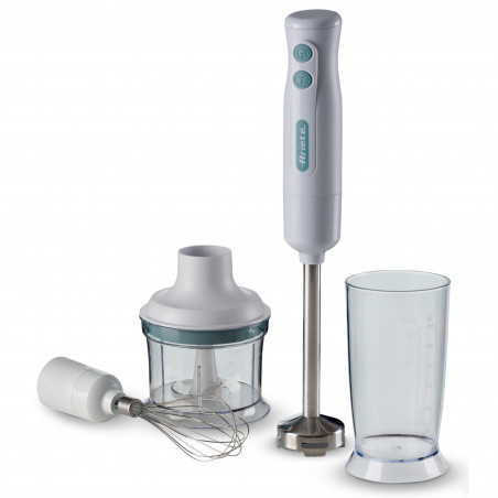 Ariete BREAKFAST 0601/11 3-in-1 Blender with Chopper, 700W, 500 ml, 2 speeds, Anti-Splash Function, White