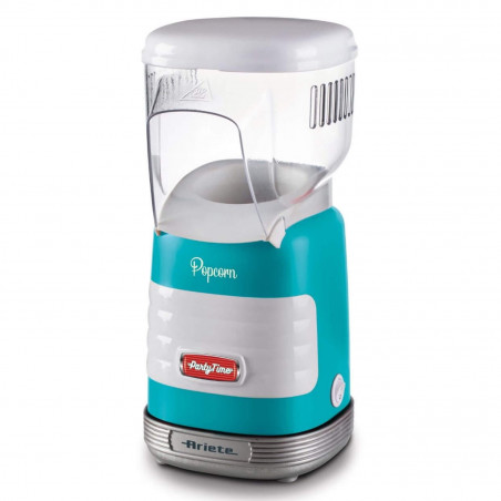 Ariete PARTY TIME 2956/01 Hot Air Popcorn Maker, 1100W, Dispenser, Turquoise