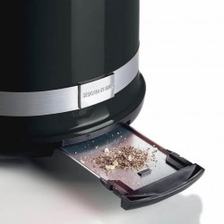 Prajitor de paine Ariete MODERNA 0149/02, 815W, 2 felii, 3 functii, 6 trepte, Tava firimituri detasabila, Negru