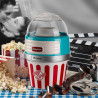 Μηχανή ποπ κορν ζεστού αέρα Ariete XL PARTY TIME 2957/01, 1100W, Διανομέας, Αφαιρούμενο μπολ, Τυρκουάζ