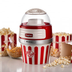 Aparat preparare popcorn cu aer cald Ariete XL PARTY TIME 2957/00, 1100W, Dozator, Rosu