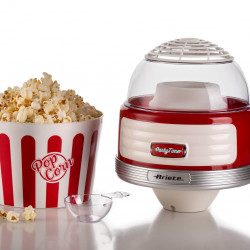 Aparat preparare popcorn cu aer cald Ariete XL PARTY TIME 2957/00, 1100W, Dozator, Rosu