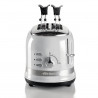 Τοστιέρα ψωμιού Ariete MODERNA 0149/01, 815W, 2 φέτες, 3 λειτουργίες, 6 στάδια, Κινητός δίσκος ψίχας, Λευκό