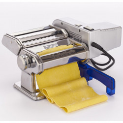 Masină electrica pentru paste Ariete PASTAMATIC 1593/00, 90W, 2 viteze + pulse, 9 nivele grosime, 5 forme, Inox