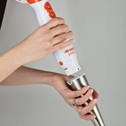 Μπλέντερ Ariete PIMMY 0881/00, 200W, 2 ταχύτητες, Ανοξείδωτο, Λευκό/πορτοκαλί