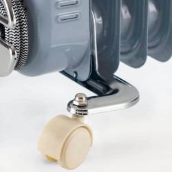 Radiator (calorifer) pe ulei Ariete VINTAGE 0839/15, 2500W, 11 elementi, 3 trepte, Rotite pivotante 360°, Albastru