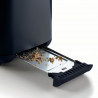 Τοστιέρα ψωμιού Ariete BREAKFAST 0157/03, 760W, 2 φέτες, κουμπί Stop, 7 στάδια, Αφαιρούμενος δίσκος ψίχας, Μαύρο