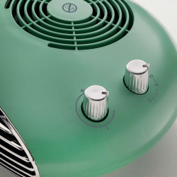 Ariete Vintage 2.0 8211/04 Fan Heater, 2000W, 2 speeds, Cool air, Thermostat, Quiet operation, Green