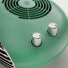Вентилаторна печка Ariete Vintage 2.0 8211/04, 2000W, 2 скорости, Студен въздух, Термостат, Безшумна работа, Зелен