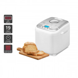 Хлебопекарна Crown CBM-6511, 600W, 1l, 19 програми, Таймер, LCD дисплей, Памет, Бял
