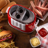 Aparat preparare hot-dog Ariete PARTY TIME 0206/00, 650W, 4 compartimente, 5 trepte, Functie Stop, Rosu