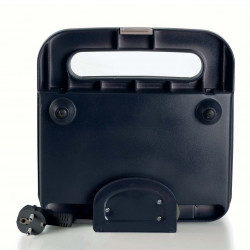 Sandwich toaster Ariete BREAKFAST 1971/00, 750W, Acoperire antiaderenta, Indicator luminos, Gri inchis