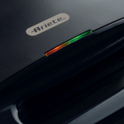 Sandwich toaster Ariete BREAKFAST 1971/00, 750W, Acoperire antiaderenta, Indicator luminos, Gri inchis