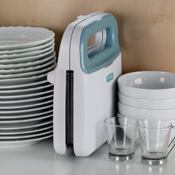 Sandwich toaster Ariete BREAKFAST 1971/01, 750W, Acoperire antiaderenta, Indicator luminos, Alb