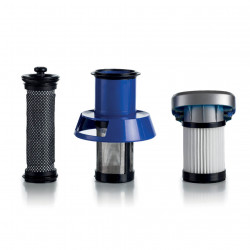 Aspirator vertical Ariete SCOPA 2722/00, 120W, 1 L, 2 viteze, Perie motorizata cu LED, Indicator baterie, Albastru