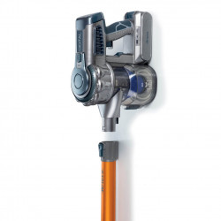 Aspirator vertical Ariete SCOPA Digital 2723/00, 200W, Motor digital, Filtrare aer HEPA, Lumini LED, Perie motorizata, Portocaliu