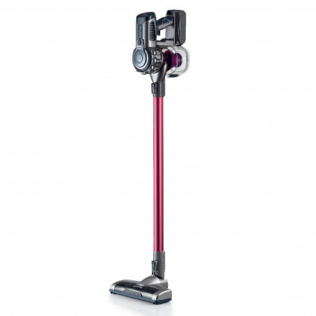 Ariete SCOPA Digital 2723 Upright Vacuum Cleaner, 200W, Digital Motor, HEPA Air Filtration, LED Lights, Motorized Brush, Pink