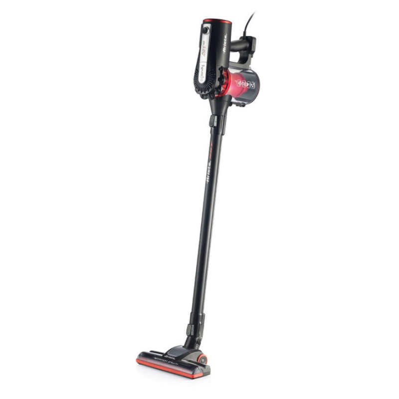 Aspirator vertical Ariete HANDY FORCE 2759, 600W, 0.5 L, Perie motorizata, LED, HEPA, Negru / Rosu