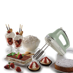 Ръчен миксер Ariete VINTAGE 1548/04, 450W, 5 скорости, Турбо, Зелен