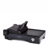 Gratar electric 3in1 Ariete MULTI GRILL 1916/10, 2400 W, 60x25 cm, Suprafata extensibila, Termostat, Negru