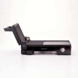Gratar electric 3in1 Ariete MULTI GRILL 1916/10, 2400 W, 60x25 cm, Suprafata extensibila, Termostat, Negru
