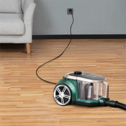 Aspirator fara sac Eureka Apollo 18C, 800W, 22 kPa, 2.2 l, Reglare putere, Filtru lavabil, Verde