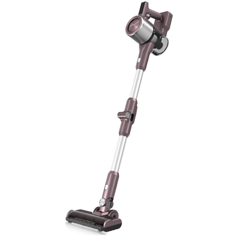 Aspirator vertical Eureka AK10 PRO, 450W, 29 kPa, 650 ml, 3 trepte, 2500 mAh, Panou LED tactil, HEPA, Violet