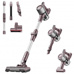 Aspirator vertical Eureka AK10 PRO, 450W, 29 kPa, 650 ml, 3 trepte, 2500 mAh, Panou LED tactil, HEPA, Violet