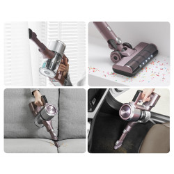 Κάθετη ηλεκτρική σκούπα Eureka AK10 PRO, 450W, 29 kPa, 650 ml, 3 επίπεδα, 2500 mAh, Touch LED panel, HEPA, Μωβ