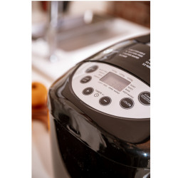 Masina de facut paine Mesko MS 6022, 1/1.5 kg, 850 W, 15 programe, Afisaj LCD, Agitator dublu, Cos mobil, Negru