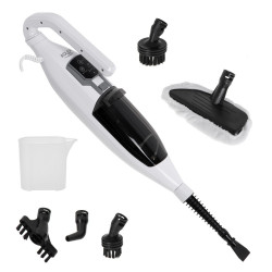 Adler AD 7052 Steam Mop, 1300 W, 3 settings, 0.550 L, 2 rotating heads, 2 operating modes, Quick heat-up, White