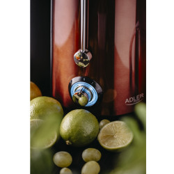 Storcator de fucte si legume Adler AD 4129, 1000/2000W, 2 viteze, 1L, Sistem anti-picurare, Negru/Bronz
