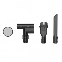 Aspirator vertical AENO SC2 ASC0002, 530W, 28 kPa, 800 ml, 4 nivele, Panou LED tactil, Filtru MIF lavabil, Gri