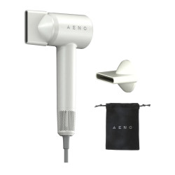 Сешоар с безчетков мотор AENO HD4 AHD0004, 1500W, 3 скорости, 5 нива, 68 dB, LED дисплей, Бял