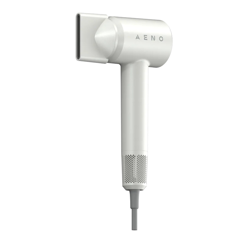Сешоар с безчетков мотор AENO HD4 AHD0004, 1500W, 3 скорости, 5 нива, 68 dB, LED дисплей, Бял