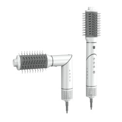 Συσκευή στεγνώματος και styling μαλλιών AENO HS1 AHS0001, 1200W, 4 ταχύτητες, 4 επίπεδα, 7 εξαρτήματα, Ιονισμός, Λευκό