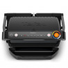 Електрическа скара Tefal OptiGrill+ GC717810, 2000W, 6 програми, Тефлоново незалепващо покритие, Touch screen, Интелигентен грил, Max 240C, Черен