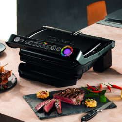 Gratar electric Tefal OptiGrill+ Snacking&Baking GC714834, 2000W, 6 programe, Functie alimente congelate, Acoperire antiaderenta din teflon, Accesoriu pentru gustari si copt, Max 240°C, Negru
