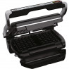 Ηλεκτρική ψησταριά Tefal OptiGrill+ Waffles GC716D12, 2000W, 6 προγράμματα, αντικολλητική επίστρωση Teflon, πλάκες βάφλας, ρύθμιση θερμοκρασίας, Max 275C, Inox