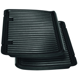 Gratar electric Tefal OptiGrill+ Waffles GC716D12, 2000W, 6 programe, Acoperire antiaderenta Teflon, Placi pentru vafe, Control temperatura, Max 275°C, Inox