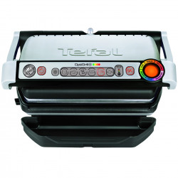 Електрическа скара Tefal OptiGrill+ Waffles GC716D12, 2000W, 6 програми, Незалепващо покритие, 30x20 см, Интелигентен грил, Черен