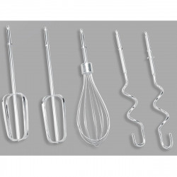 Миксер с купа Royalty Line RL-HM19015, 700W, 6 бъркалки, 3 л, 5 скорости, Черен/инокс